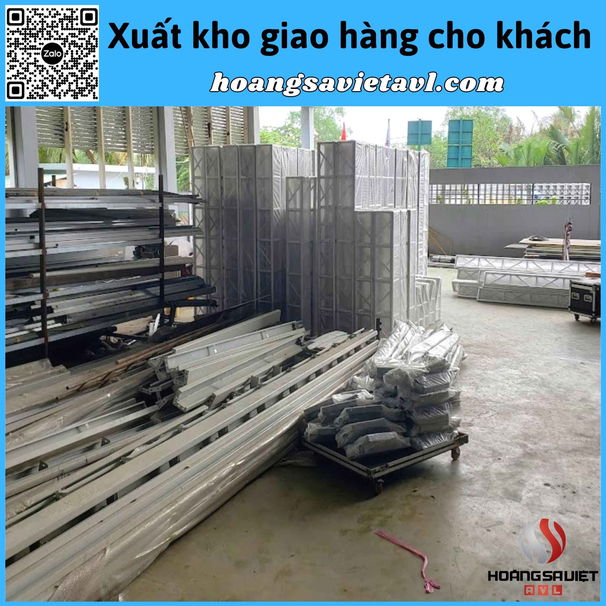 Aluminum truss frame