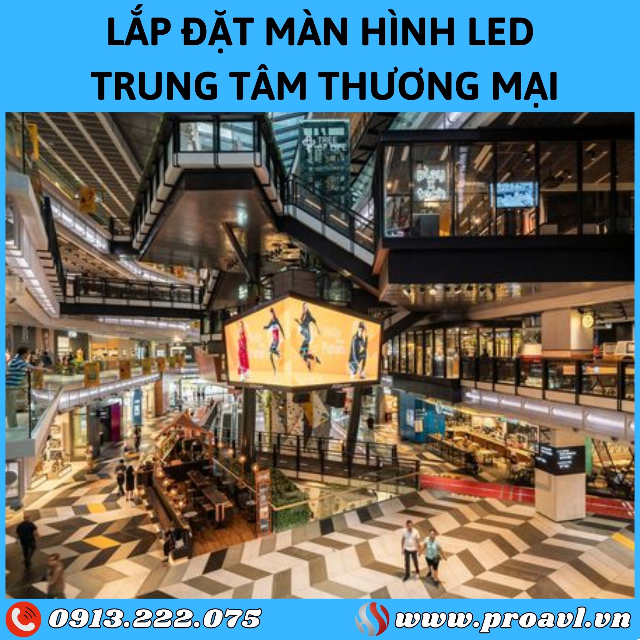 Led screens for shopping centers and supermarkets at good prices