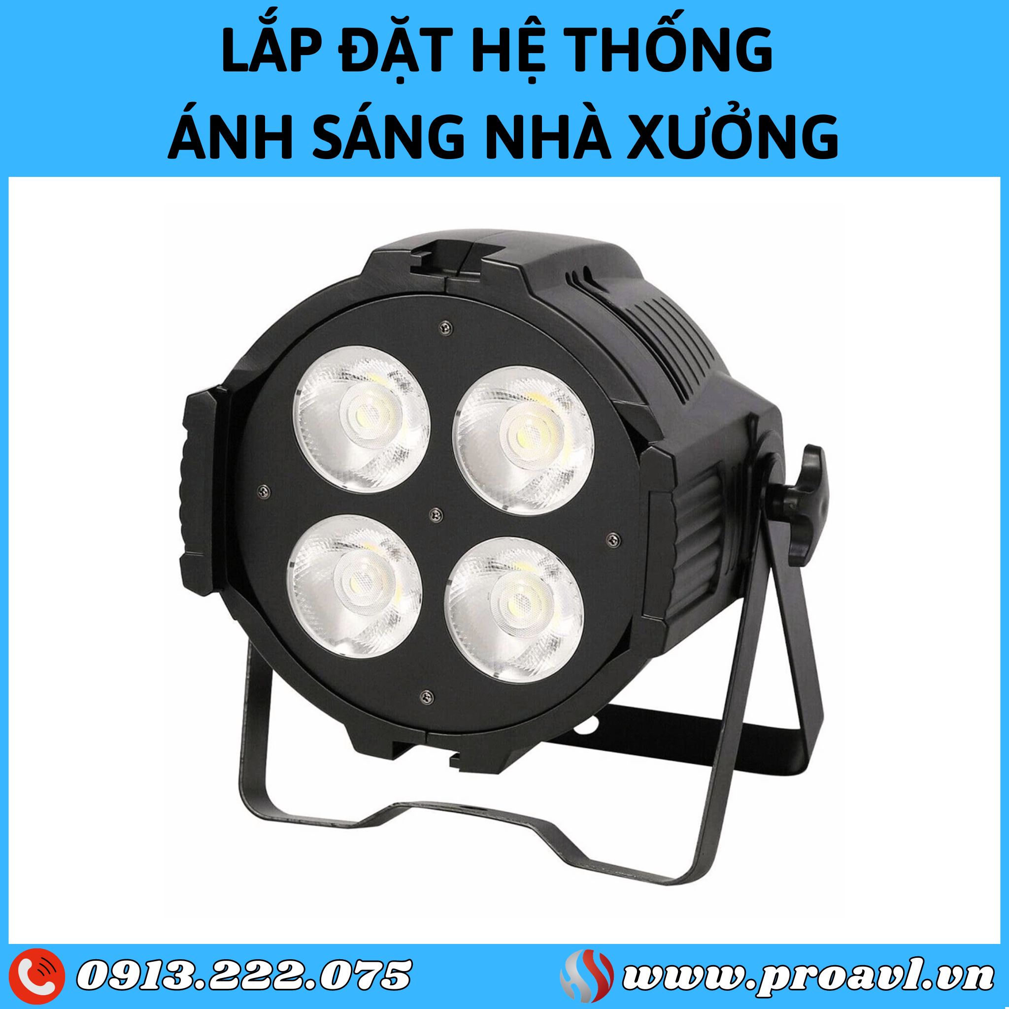 Đèn Par Led kho xưởng, nhà xưởng