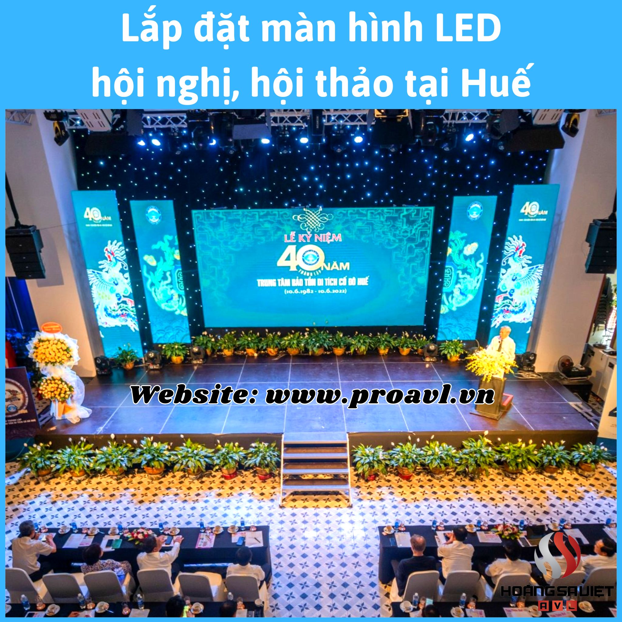 Màn hình LED hội trường tại Huế