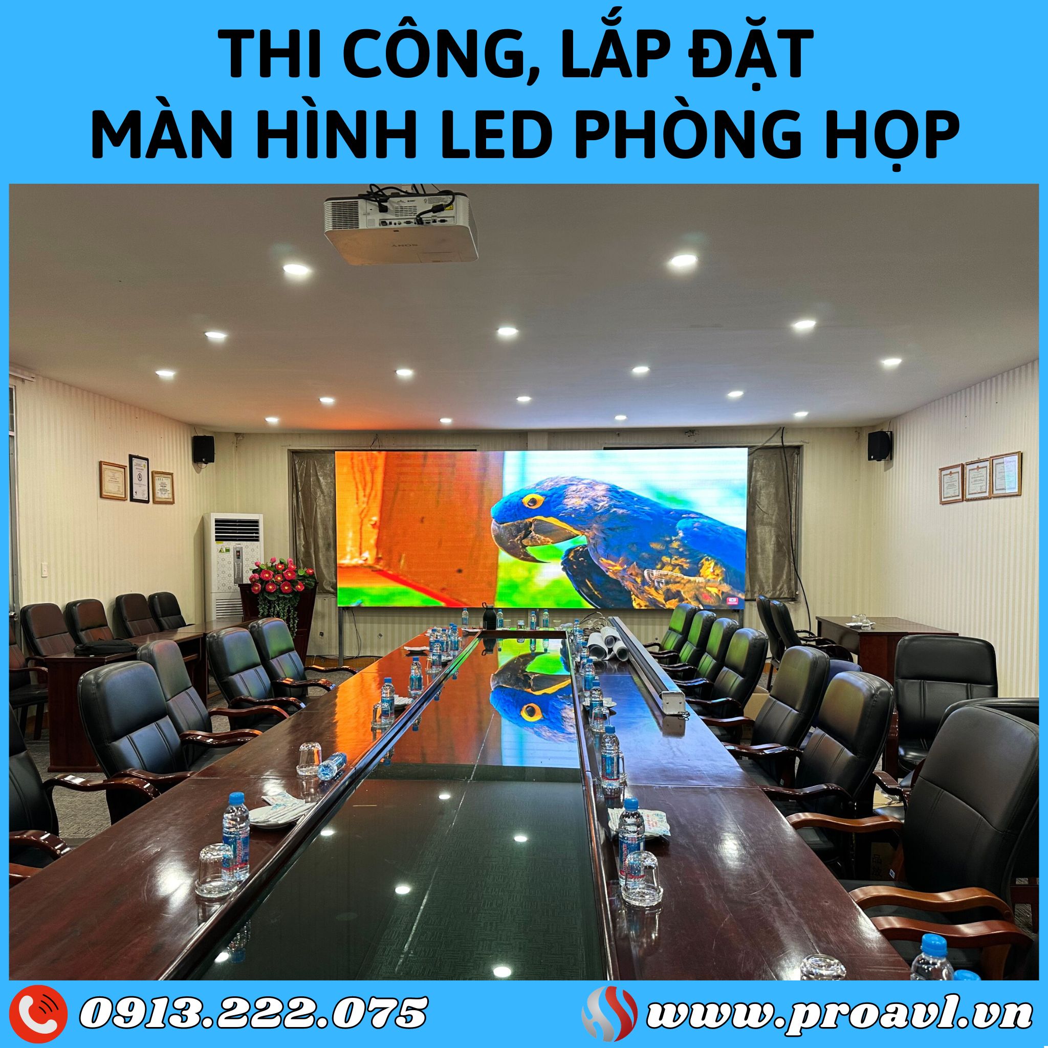 Bán màn hình LED phòng họp chất lượng tại HSV ProAVL