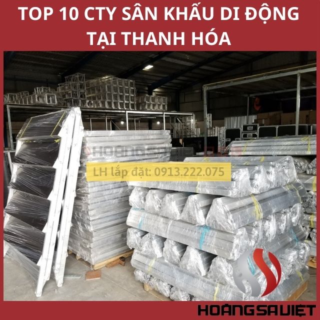 Construction and installation of mobile stages in Thanh Hoa