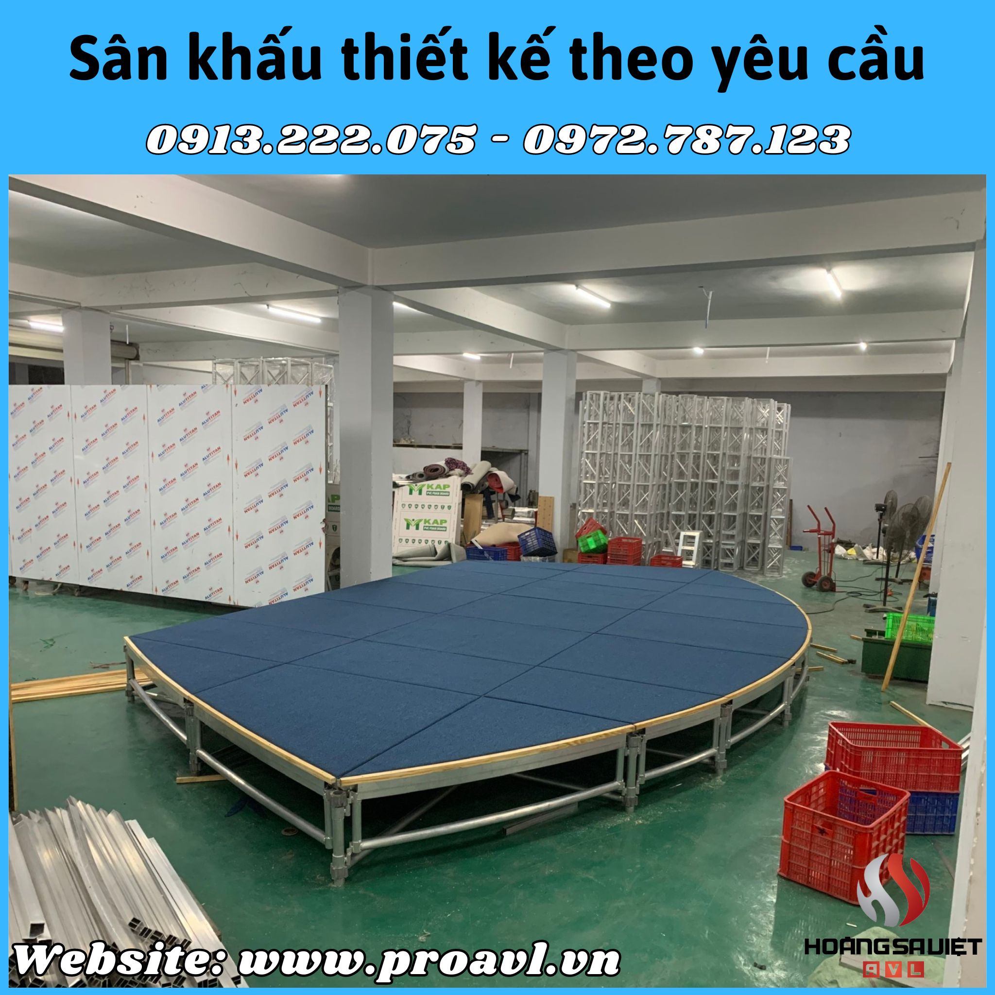 Stage design on request