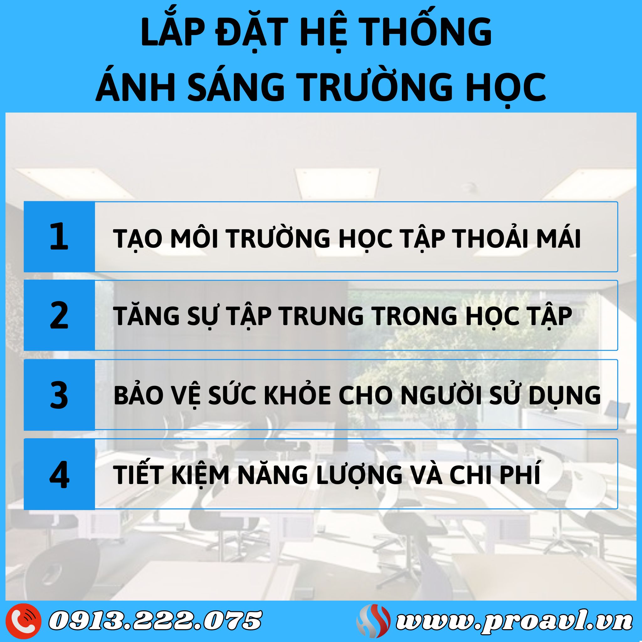 Why design a classroom lighting system?