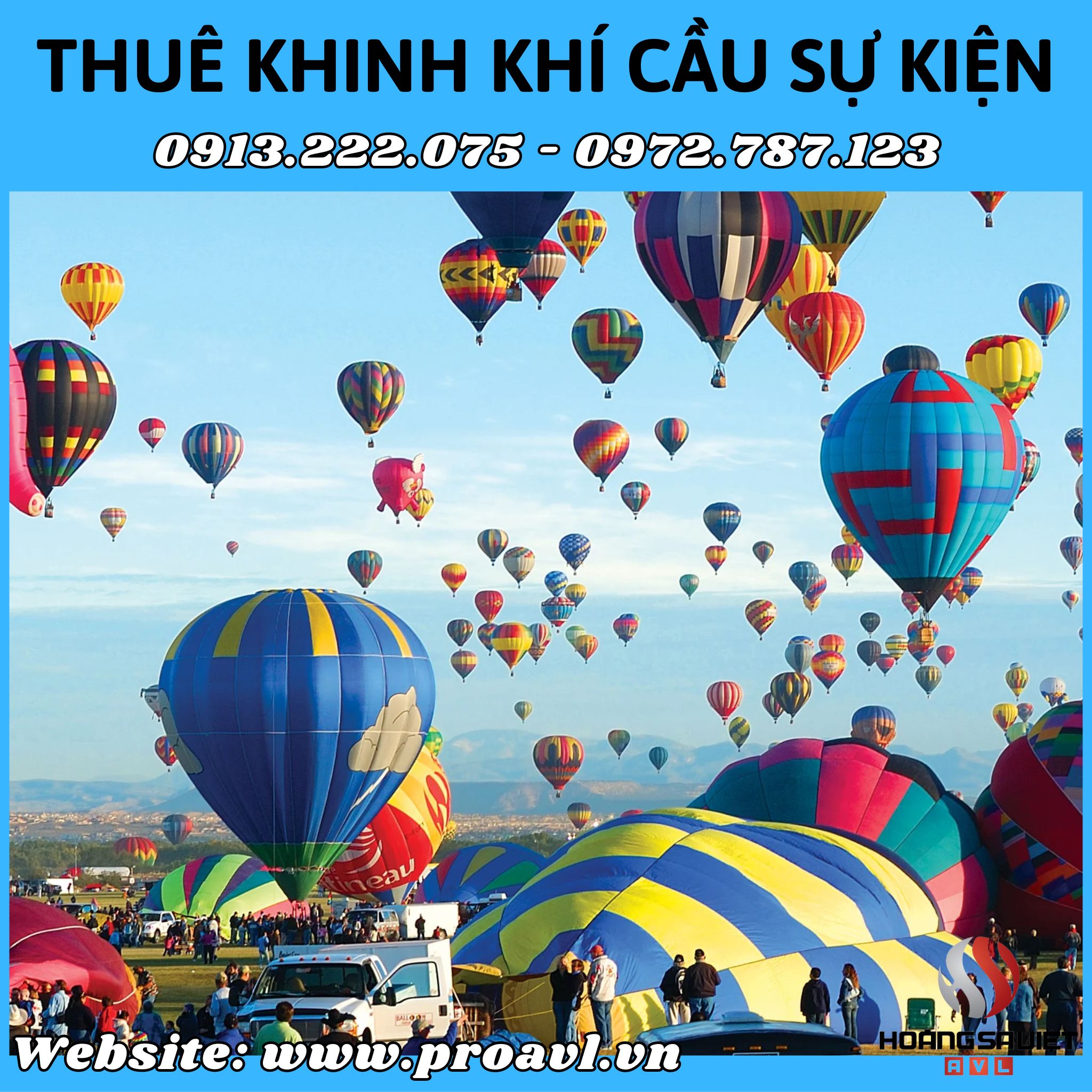 Cheap balloon rental for event advertising in Hanoi
