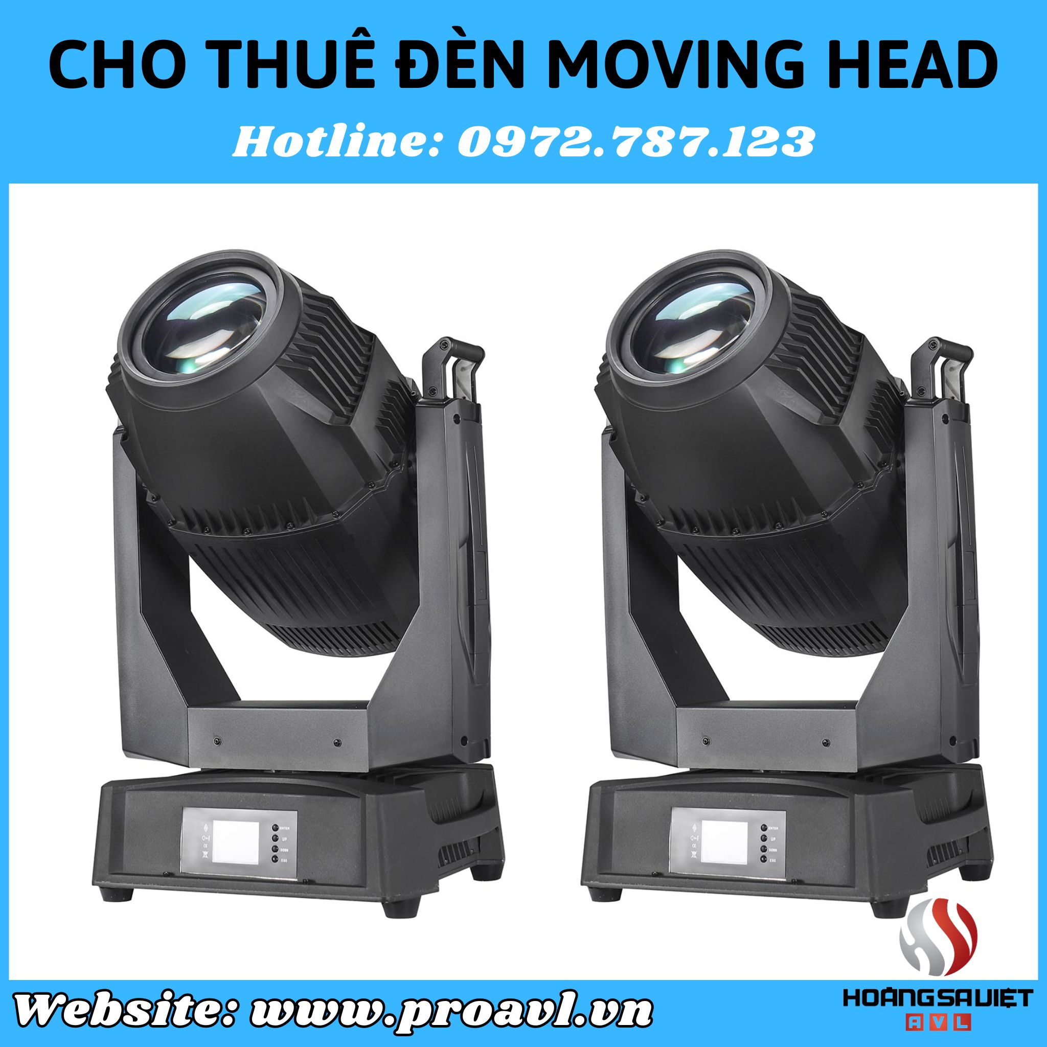 Selling and Renting reputable Moving Head Beam lights in Hanoi