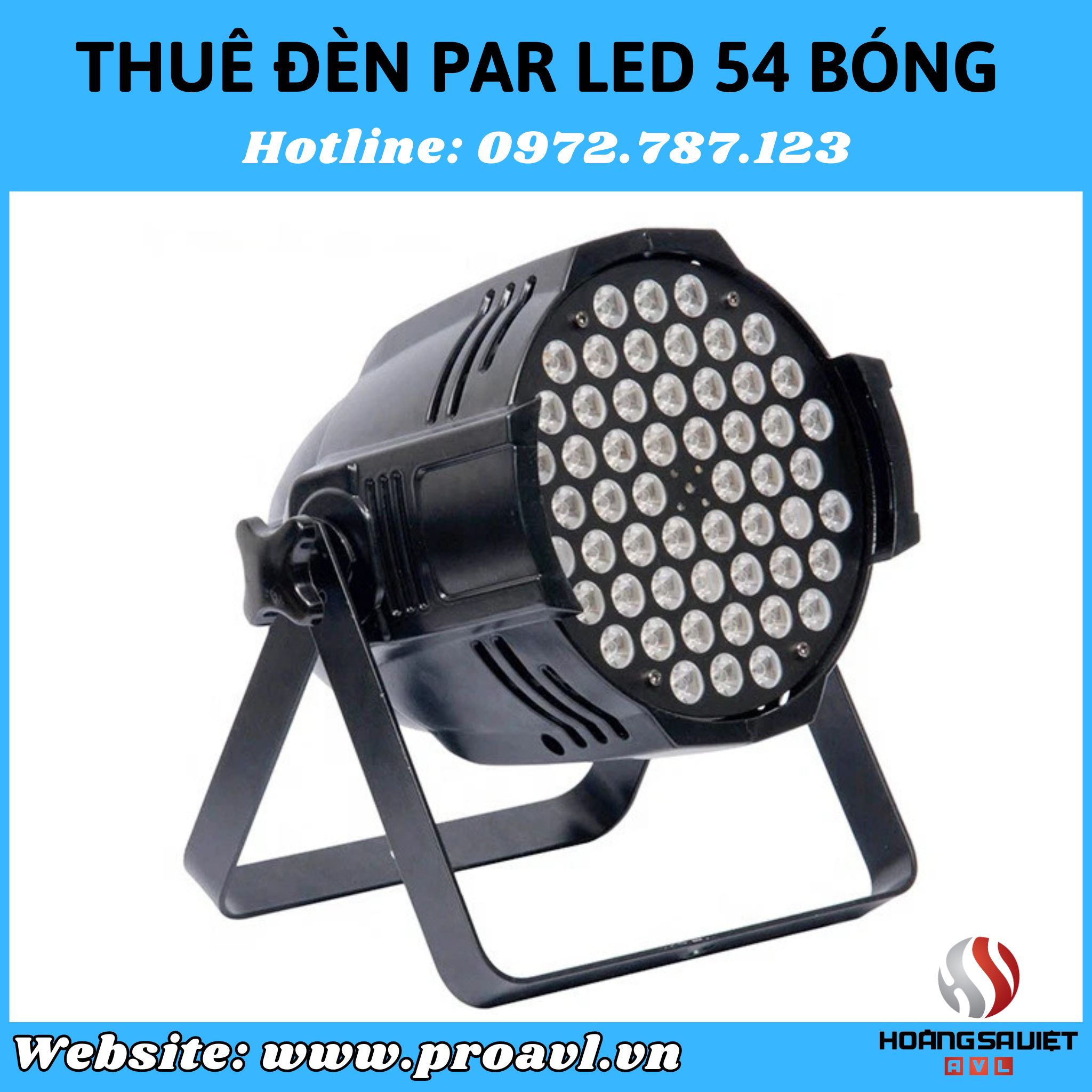 54-bulb Par Led Stage Light 