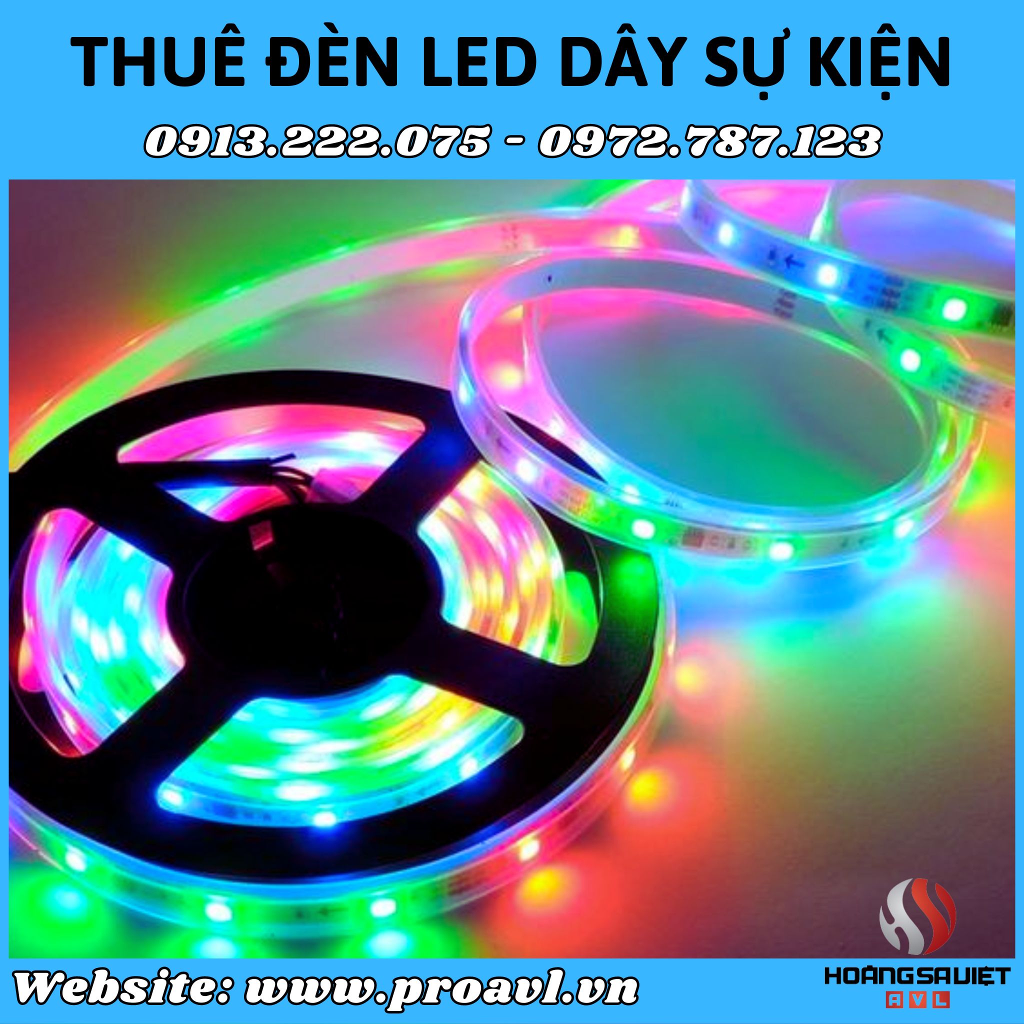 Cho thuê đèn Led dây sự kiện uy tín, giá trẻ tại Hà Nội