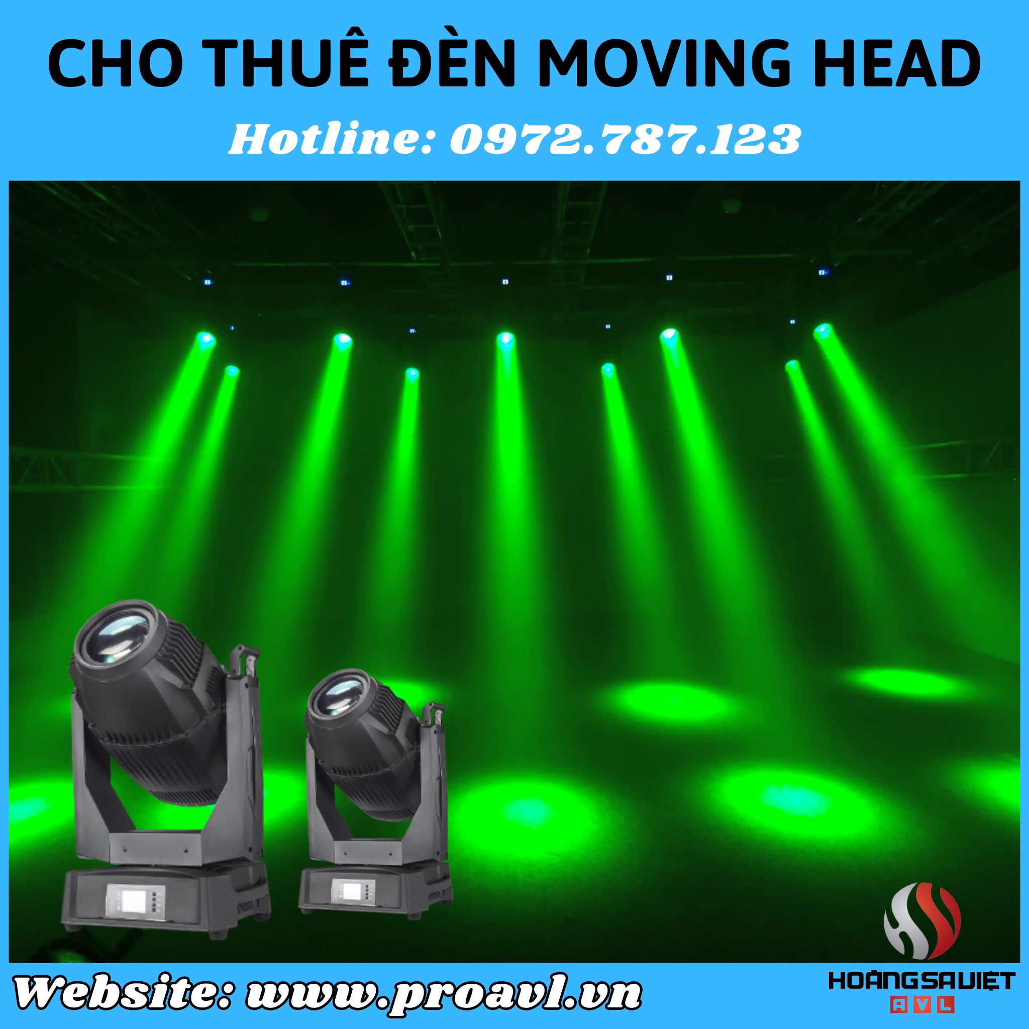 Quotation for Moving Head for sale & rent in Hanoi