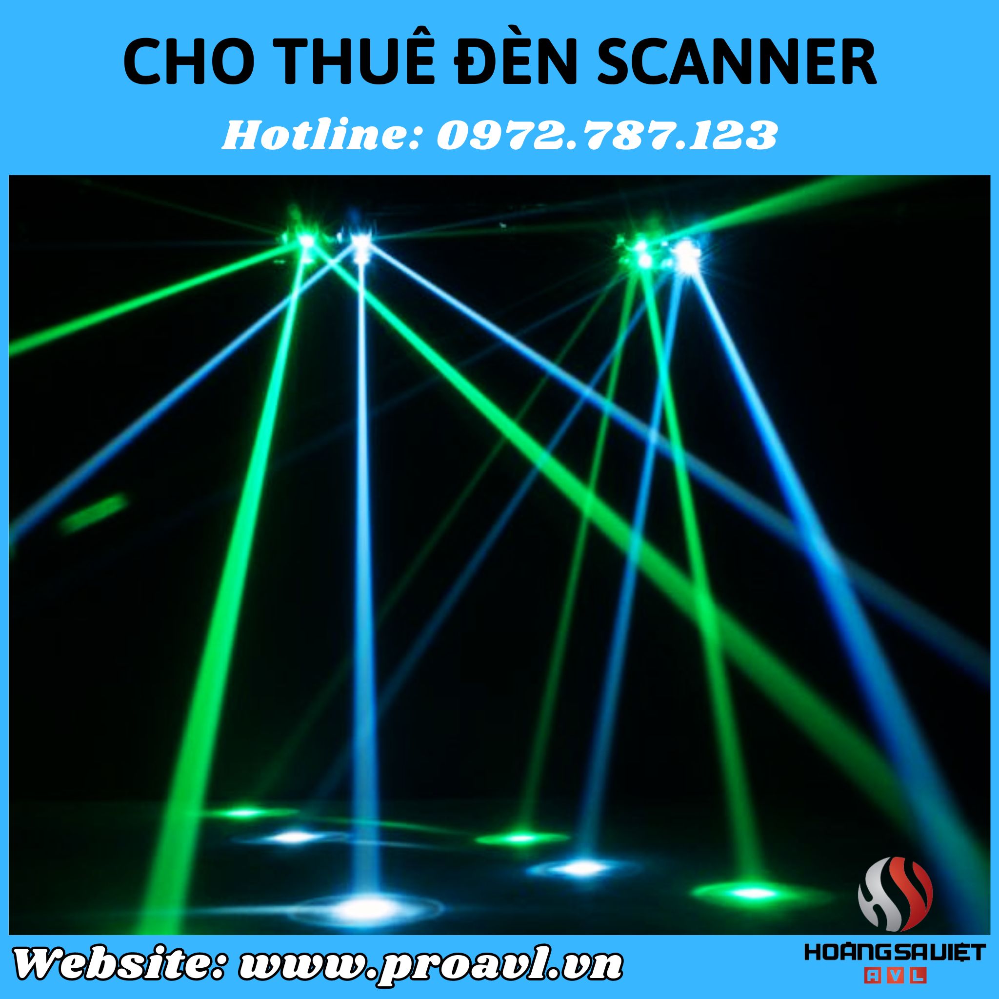 Stage Scanner light rental at good prices 