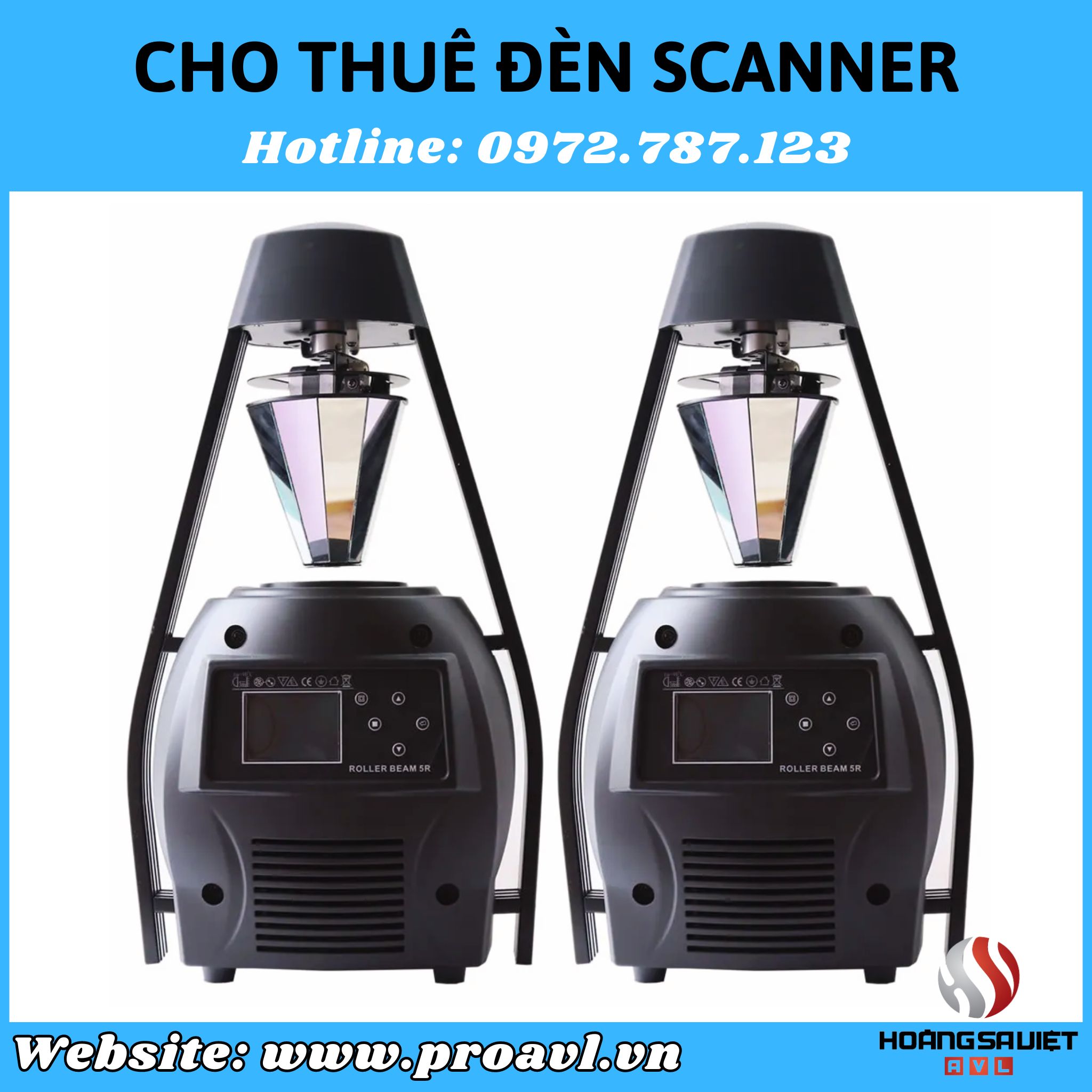 Scanner light rental at good price in Hanoi
