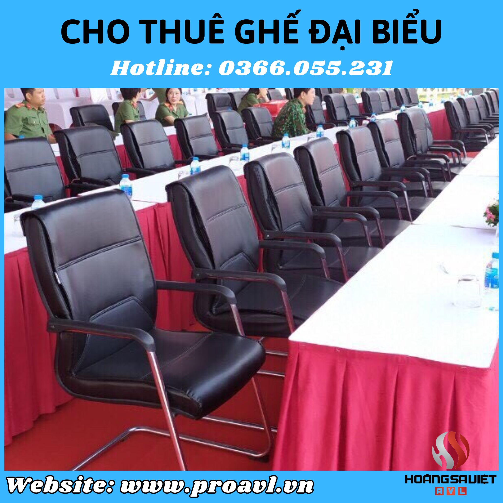 Cho thuê ghế đại biểu - ghế VIP