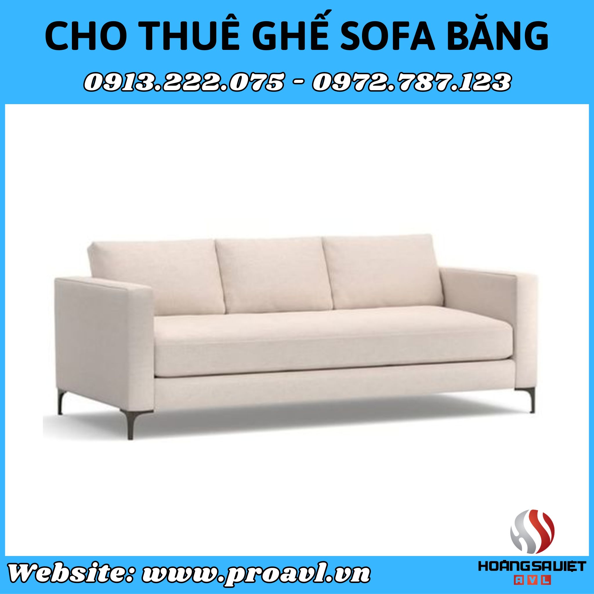 Cheap Ice Sofa for rent in Hanoi