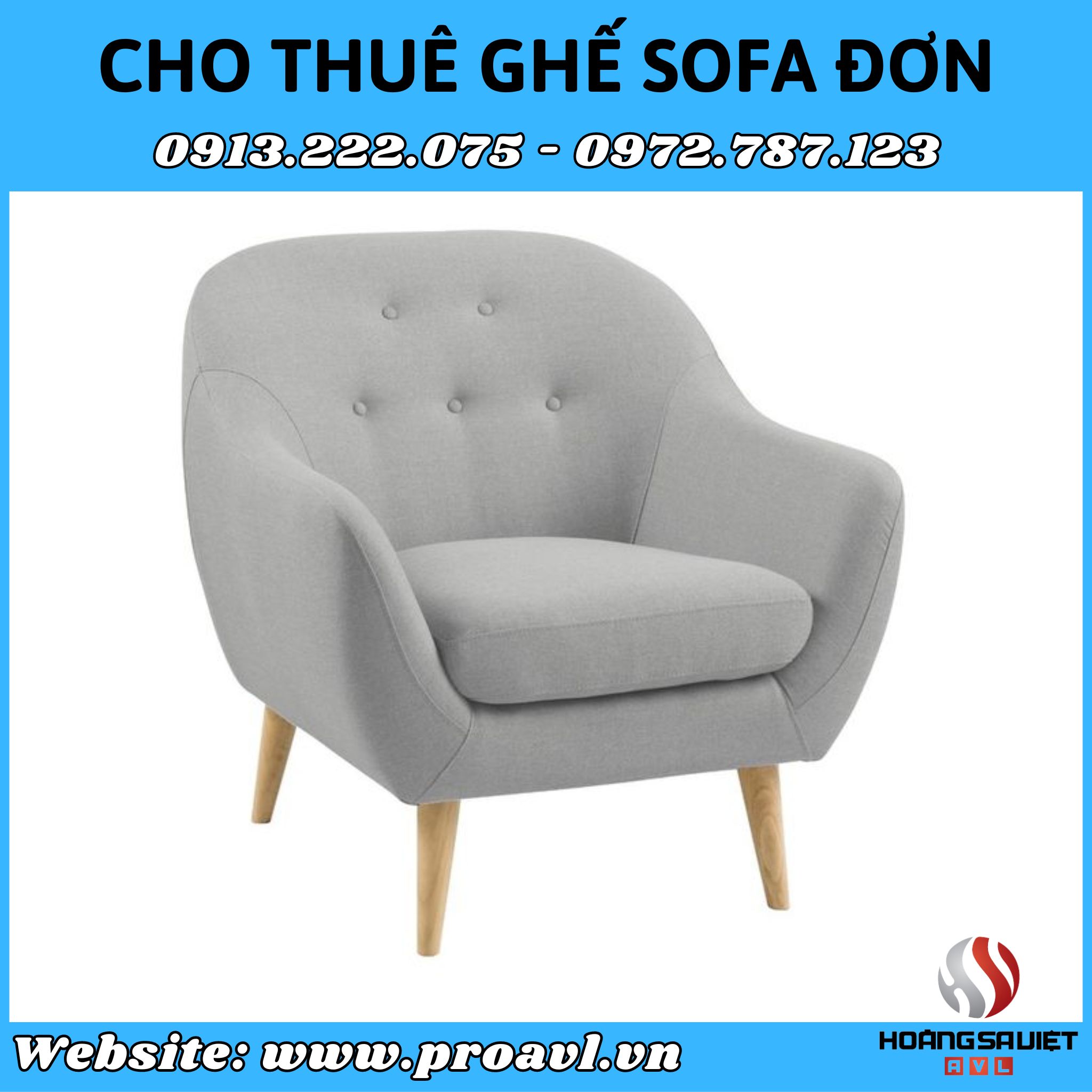 Cheap Single Sofa for rent in Hanoi
