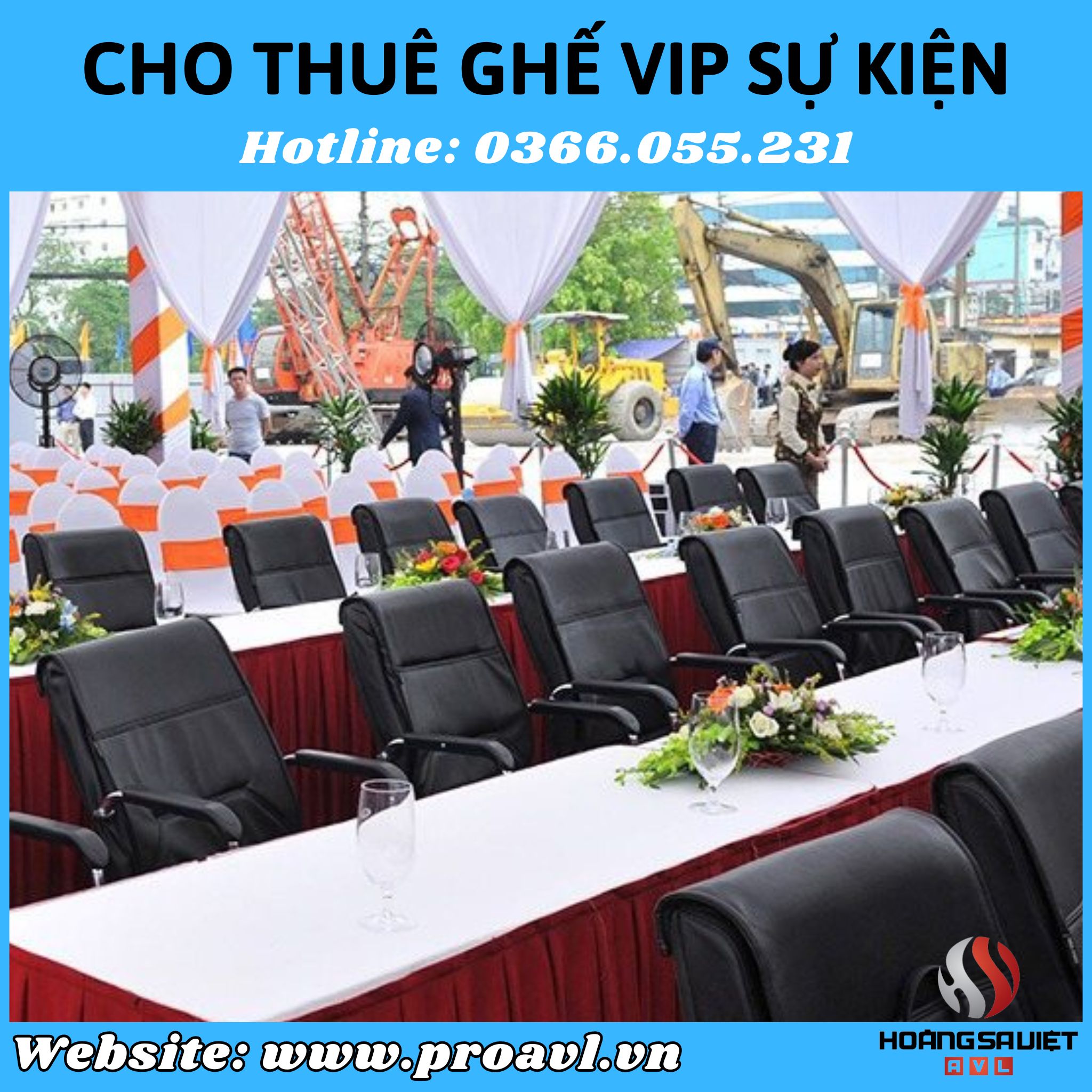 Cho thuê ghế VIP sự kiện