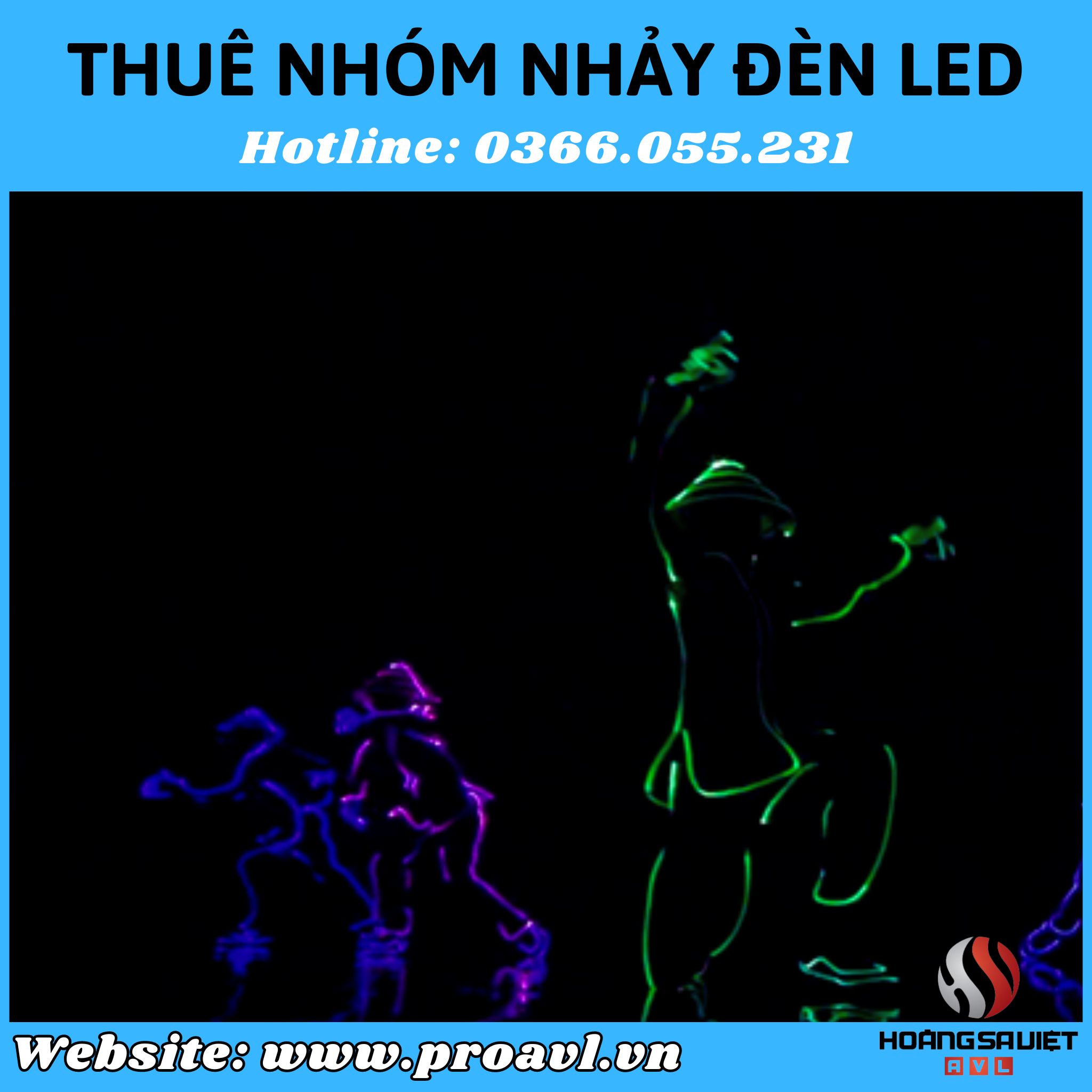 Thuê nhóm nhảy đèn LED Dance chuyên nghiệp 
