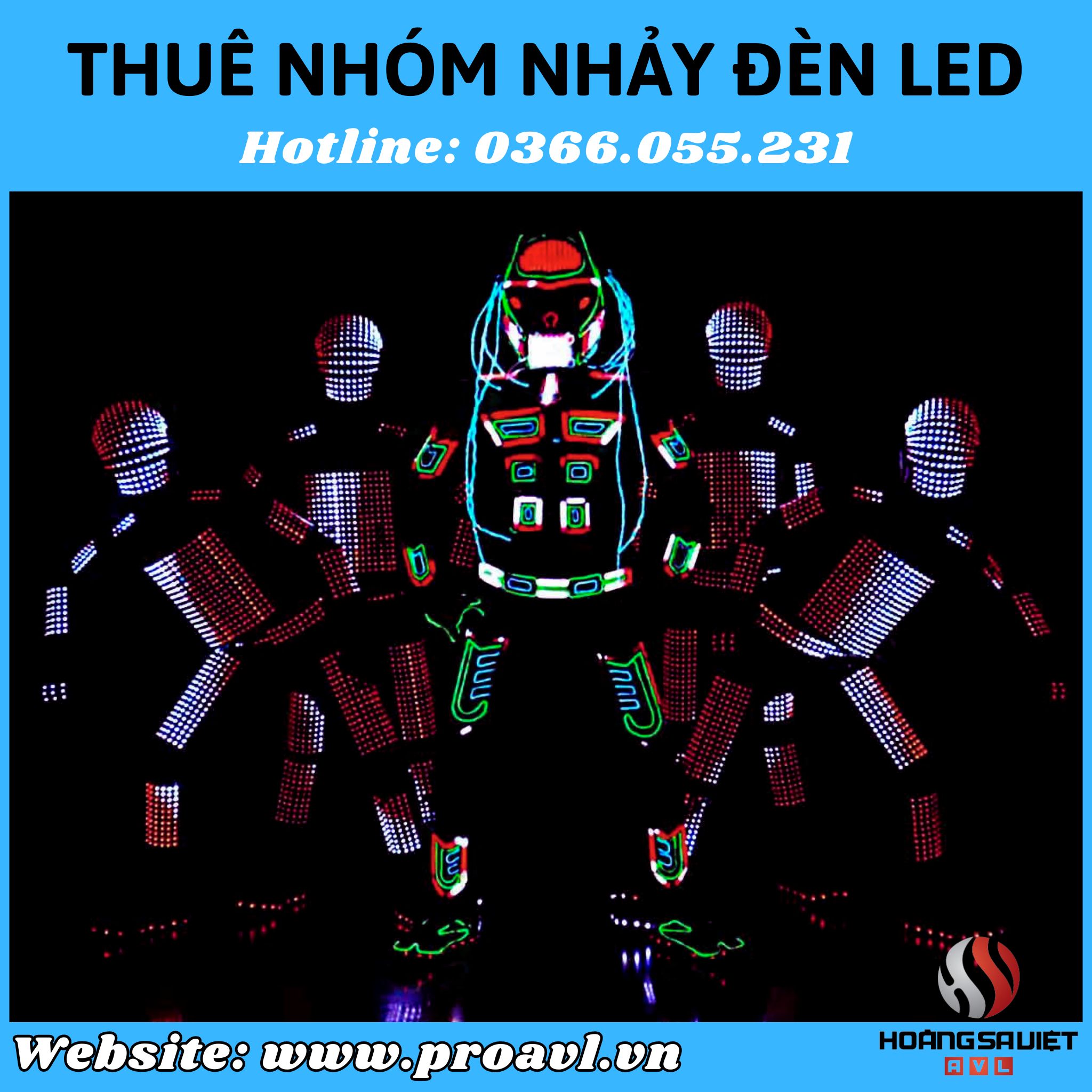 Cho thuê nhóm nhảy đèn LED Dance chuyên nghiệp tại Hà Nội