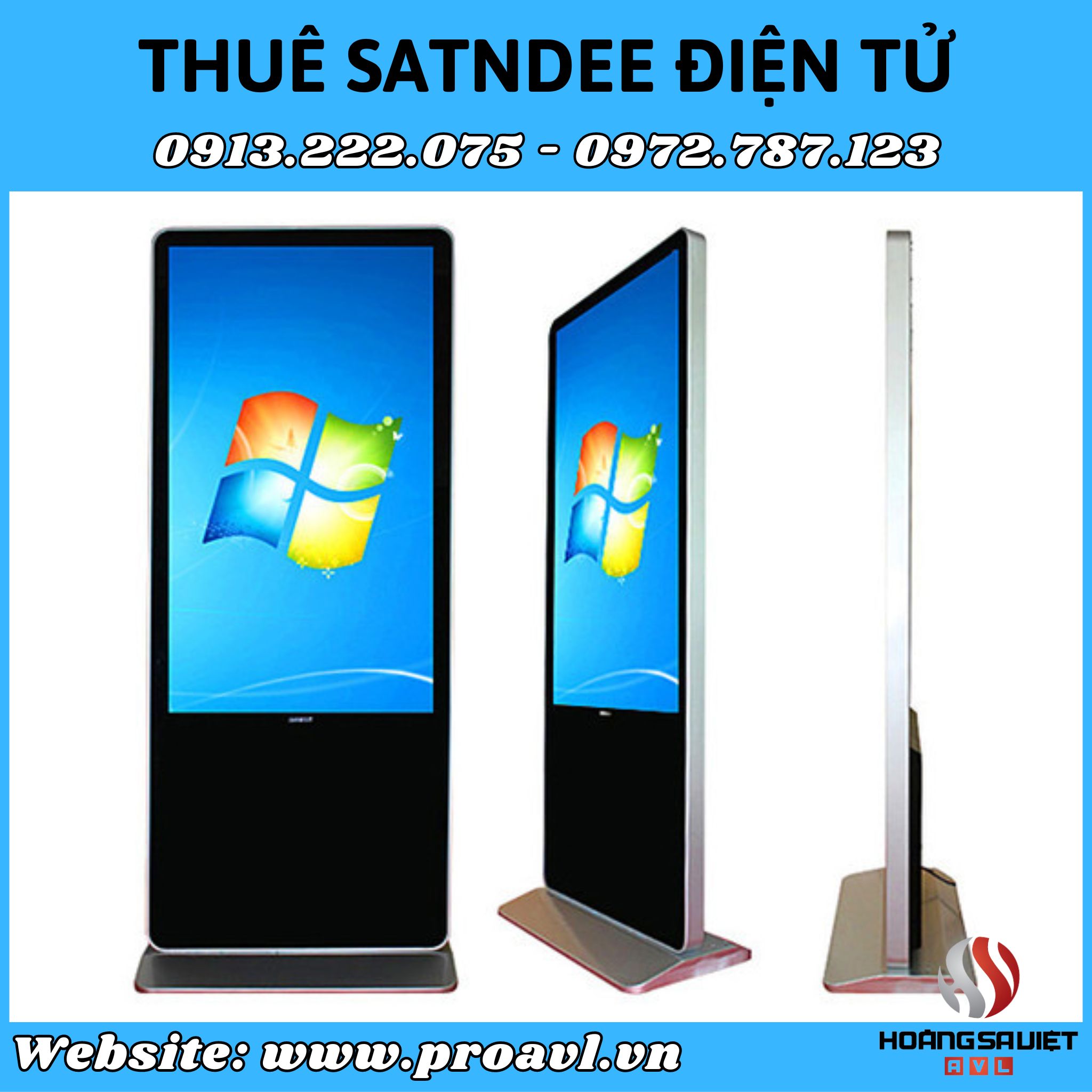 Electronic LED Standee Rental in Hanoi