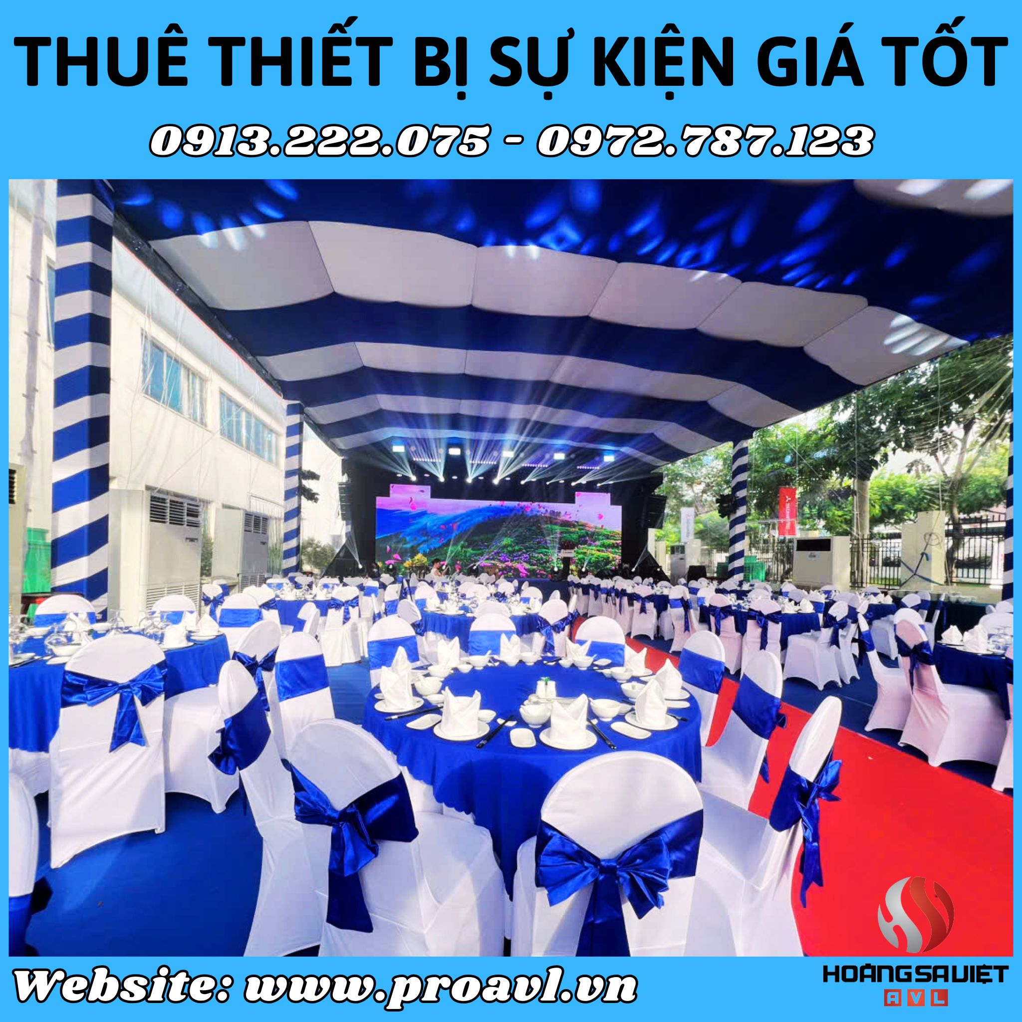 Cho thuê thiết bị sự kiện chuyên nghiệp, giá tốt trên toàn quốc