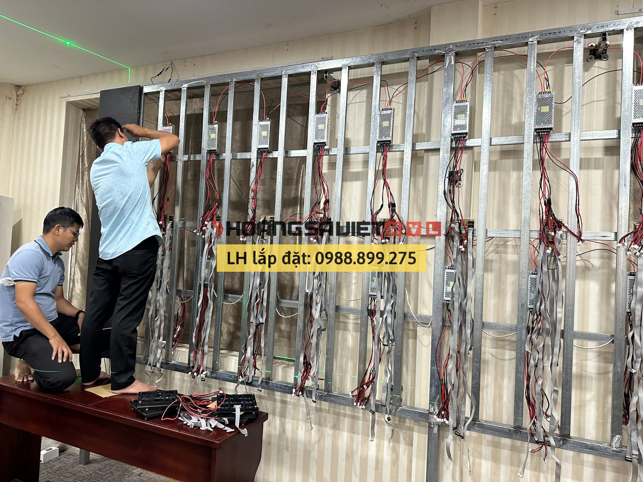 Install the P3 Indoor LED screen module