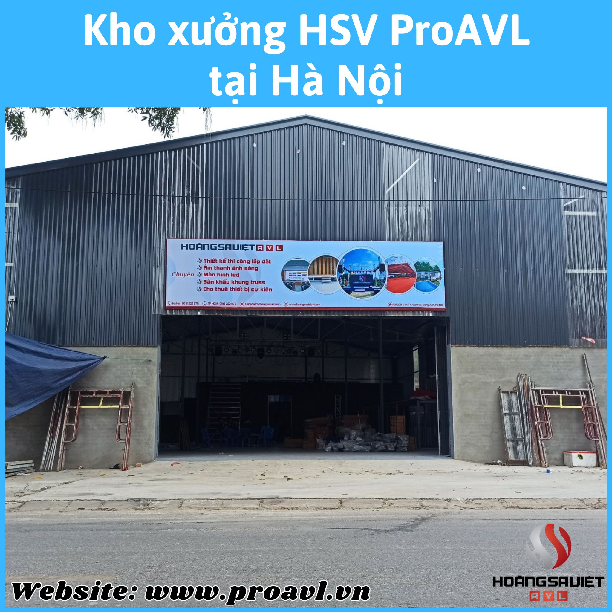HSV AVL warehouse at Dong Anh - Hanoi branch
