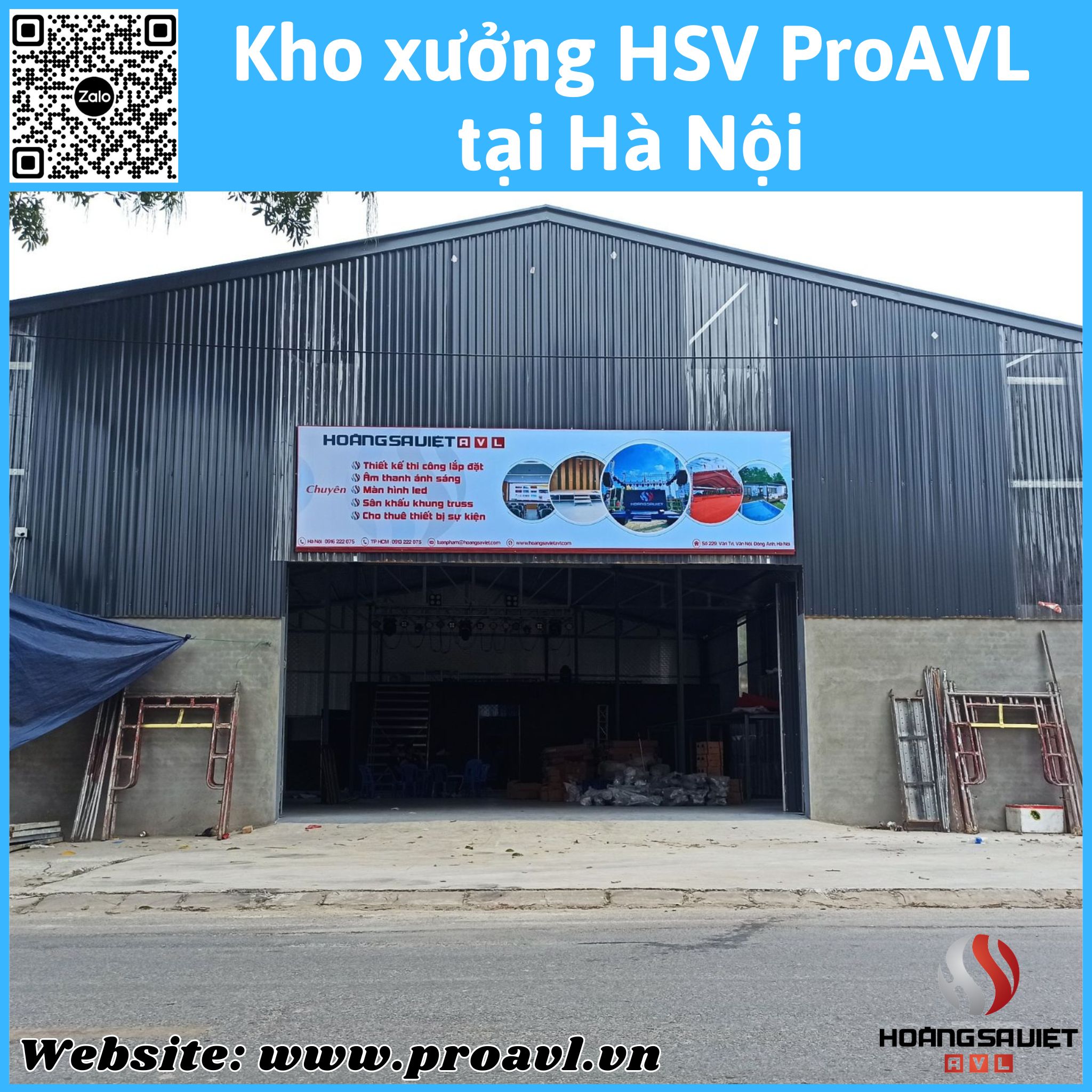 HSV AVL warehouse at Dong Anh - Hanoi branch