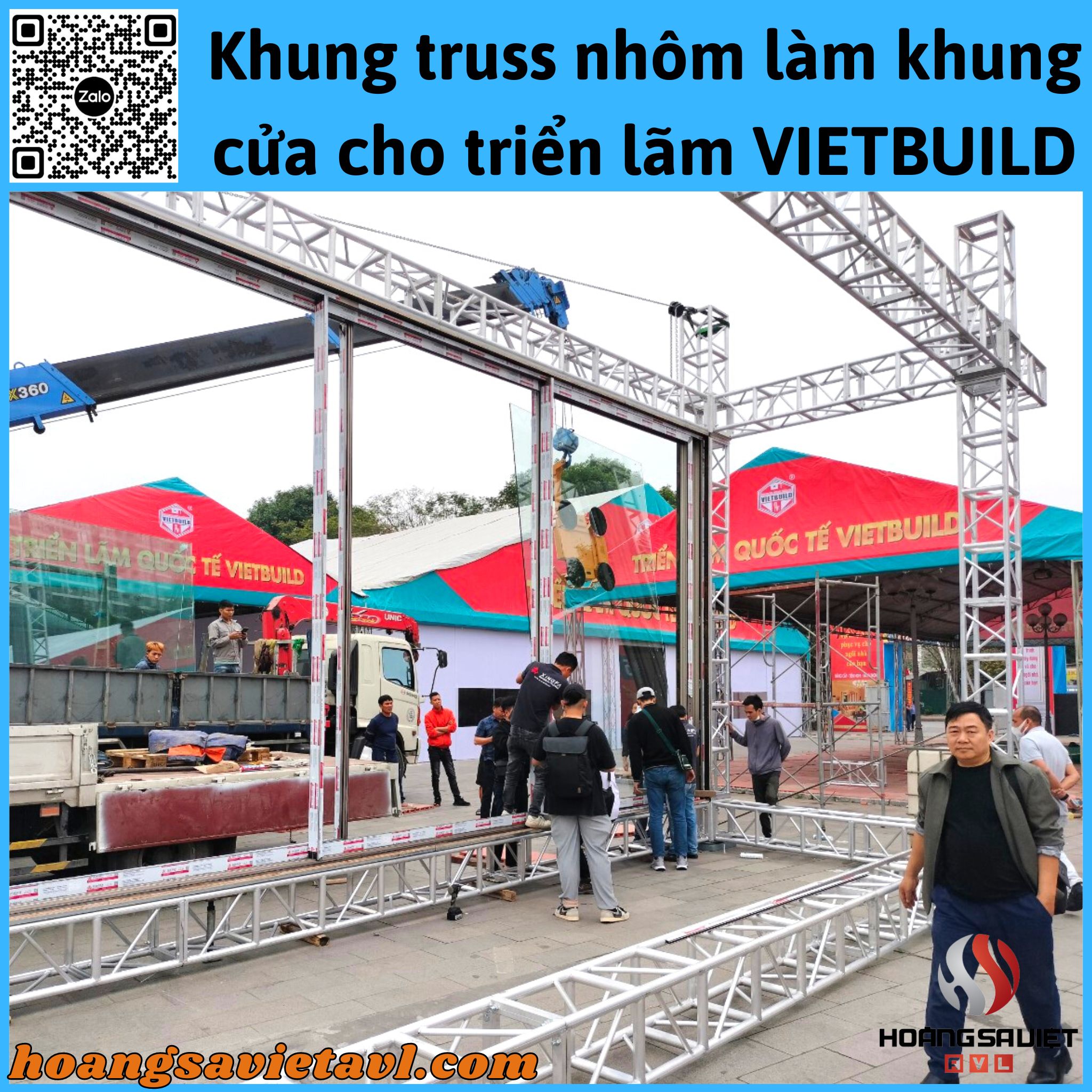 Aluminum Truss frame at "Vietbuild International Exhibition"