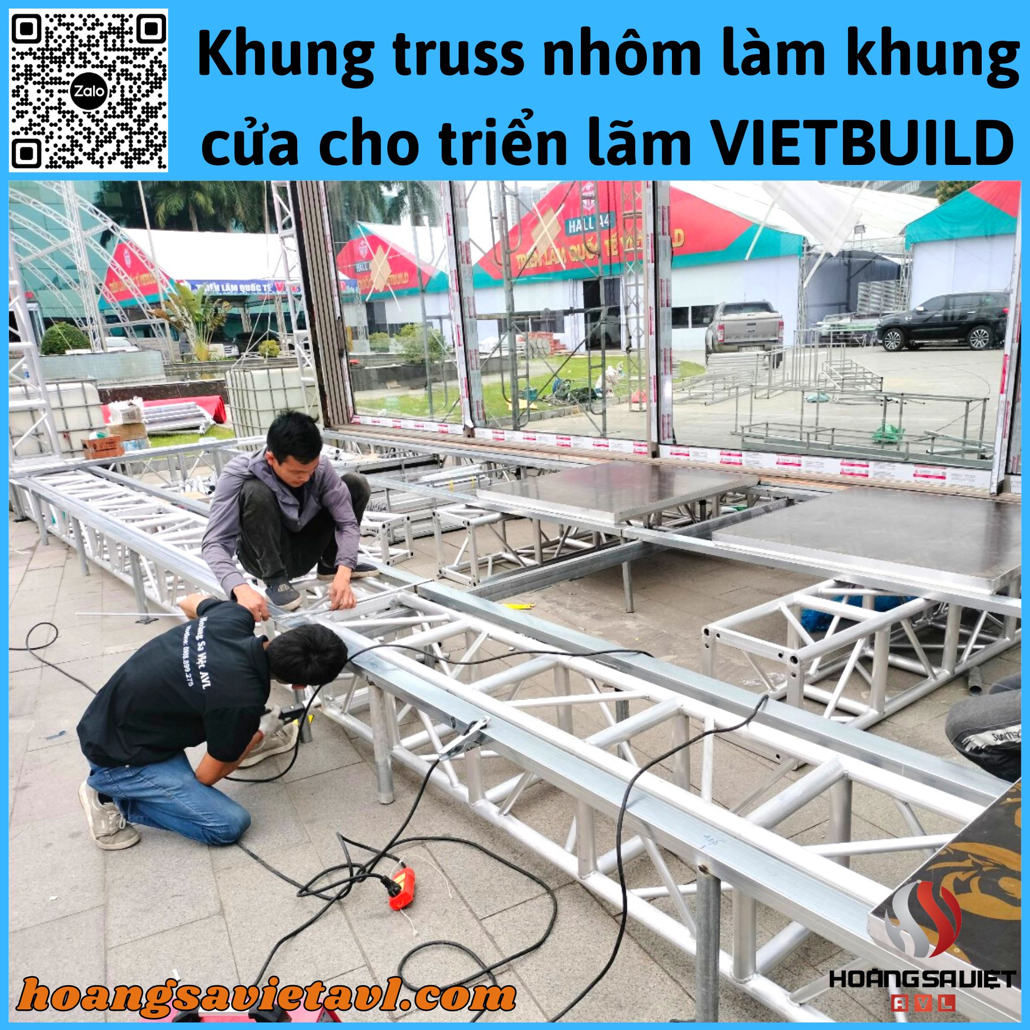 Aluminum truss frame
