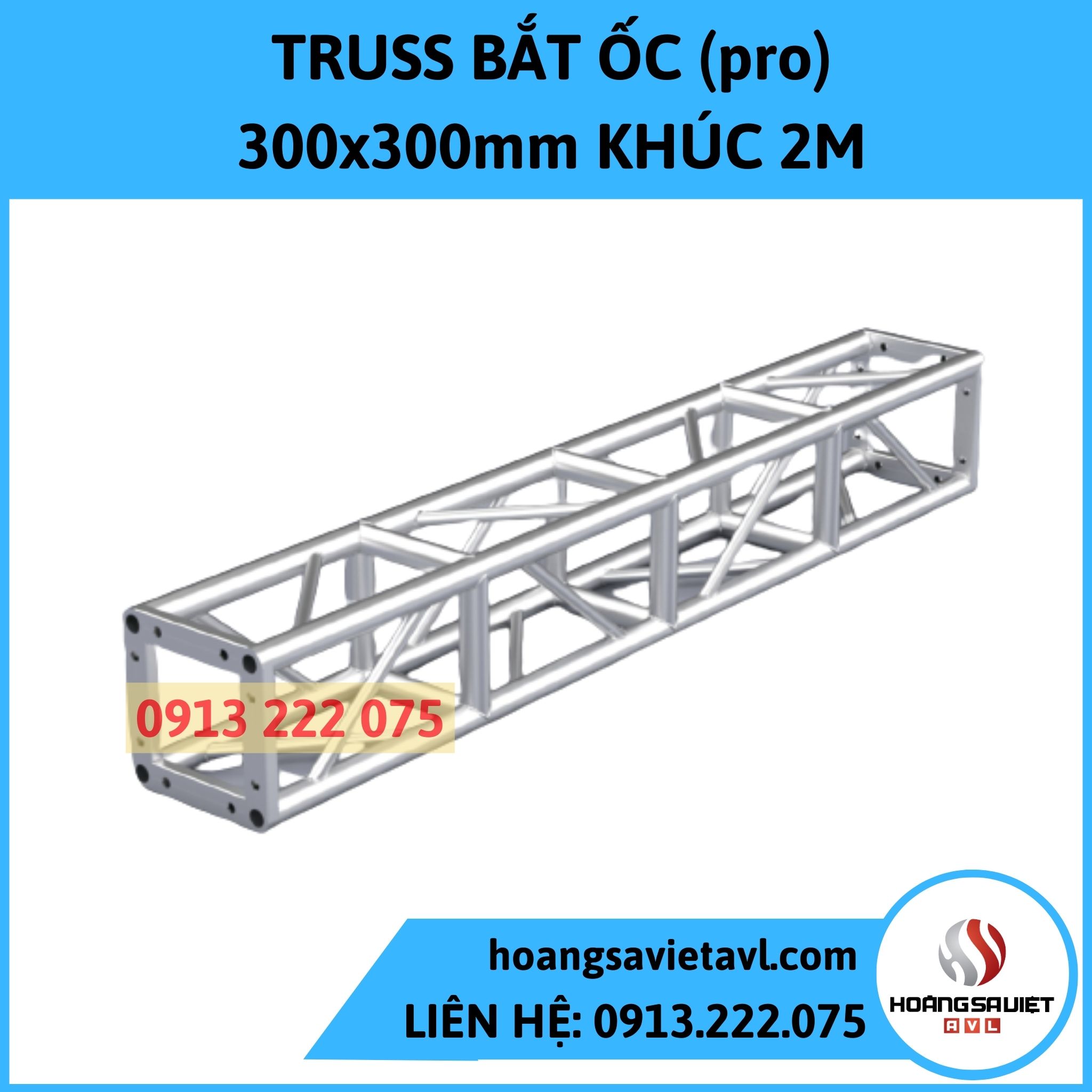 Khung Truss Nhôm 300X300mm Pro Khúc 2M Khung Truss Nhôm 300X300mm Pro Khúc 2M