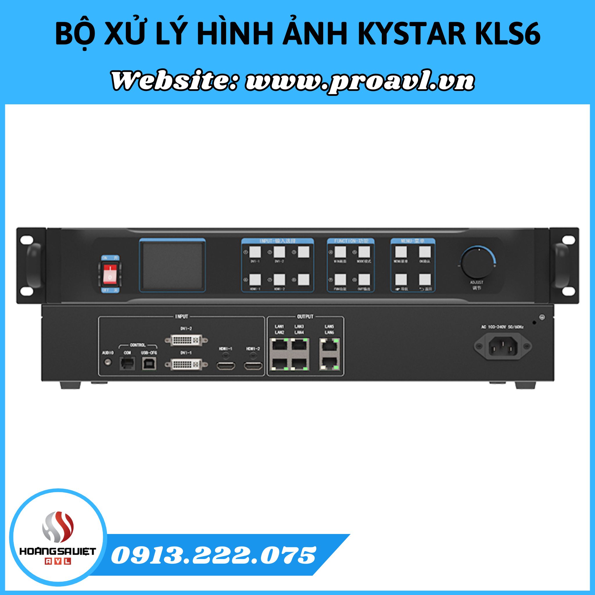 Bộ Xử Lý Hình Ảnh Kystar KLS6 Bộ Xử Lý Hình Ảnh Kystar KLS6