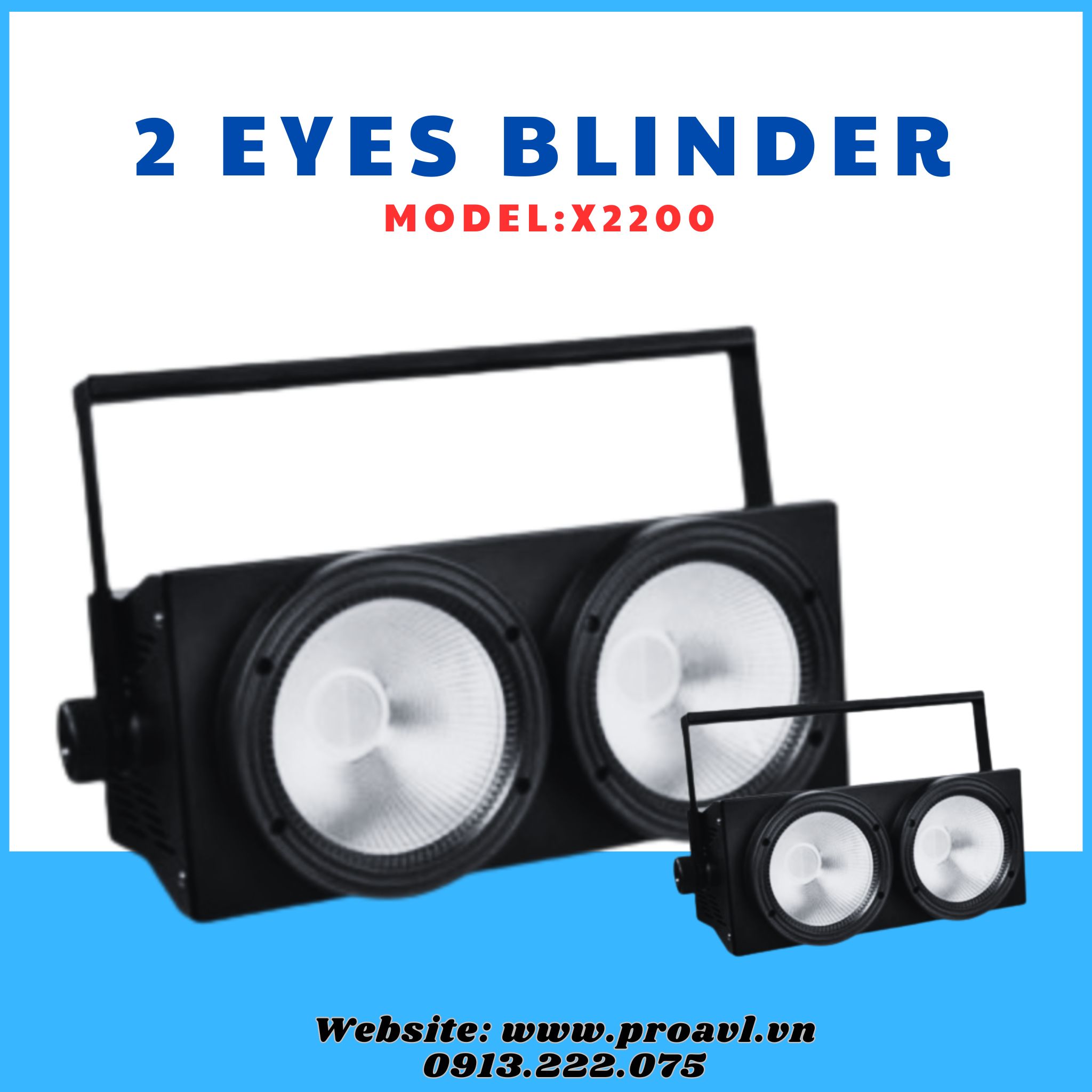 Đèn Sân Khấu 2 Eyes Blinder Đèn Sân Khấu 2 Eyes Blinder