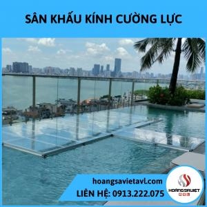 Bục Sân Khấu Kính Cường Lực Mica Trong Suốt