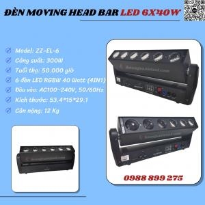 Đèn Moving Head Bar Led 6X40W