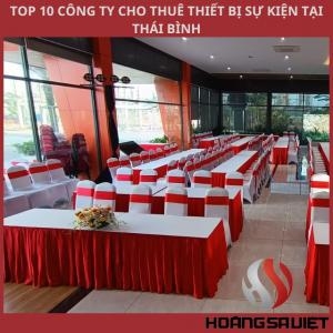 Top 10 Event Equipment Companies in Thai Binh