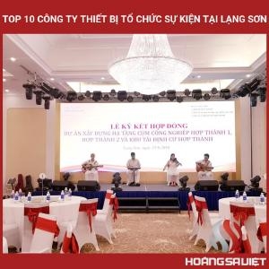 Top 10 Event Equipment Companies in Lang Son