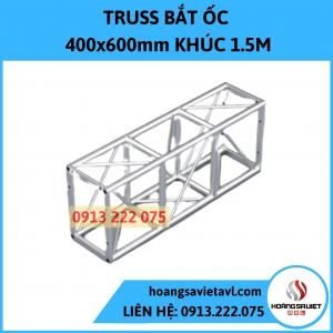 Khung Truss Nhôm 400X600mm Khúc 1.5M