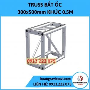Khung Truss Nhôm 300X500mm Khúc 0.5M