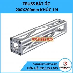 Khung Truss Nhôm 200X200mm Khúc 1M