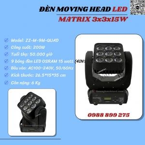 Đèn Moving Head Led Matrix 3X3X15W