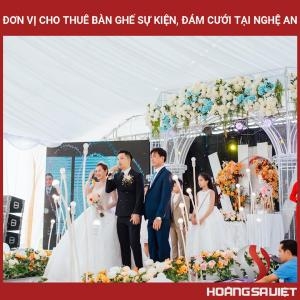 Đơn Vị Cho Thuê Bàn Ghế Sự Kiện Giá Rẻ Tại Nghệ An