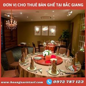Đơn Vị Cho Thuê Bàn Ghế Sự Kiện Tại Bắc Giang
