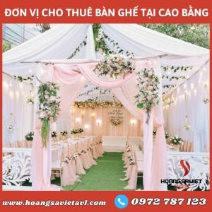 Đơn Vị Cho Thuê Bàn Ghế Sự Kiện Tại Cao Bằng