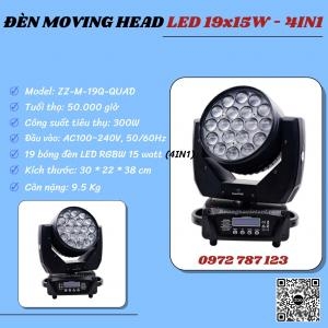 Moving Head LED Stage Light 19x15W