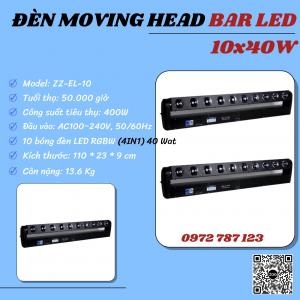 Moving Head Bar LED Stage Light 10x40W