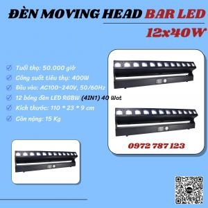 Moving Head Bar LED Stage Light 12x40W