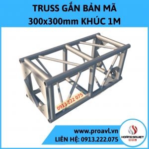 Aluminum Truss Frame 300x300mm 1M Section - V3030B4P