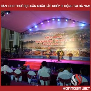 Selling and Renting Mobile Assembled Stage Podiums in Ha Nam