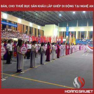 Selling and Renting Mobile Stage Podiums in Nghe An