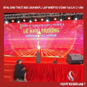 Selling and Renting Mobile Stage Podiums in Lai Chau