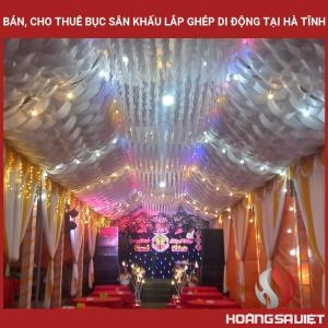 Selling and Renting Mobile Stage Podiums in Ha Tinh